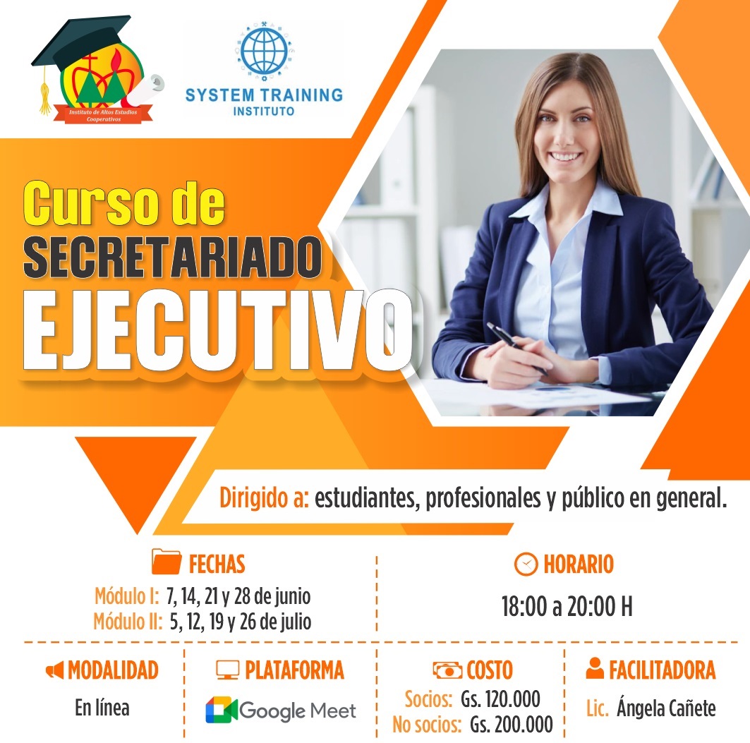 CURSO DE SECRETARIADO EJECUTIVO