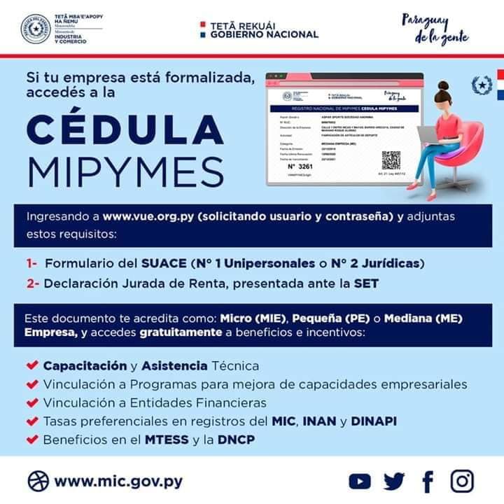 ACTUALIZACIÓN DE GESTIÓN DE CÉDULA MIPYMES 