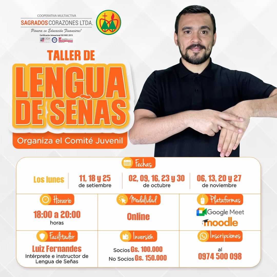 TALLER DE LENGUA DE SEÑAS