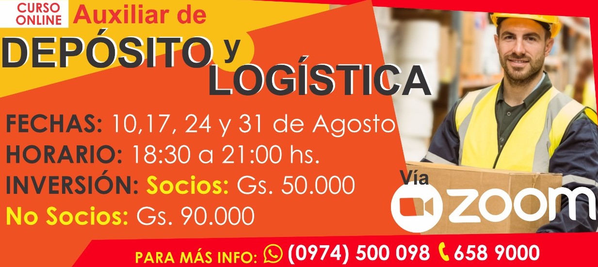 CURSO DE AUXILIAR DE DEPÓSITO Y LOGÍSTICA